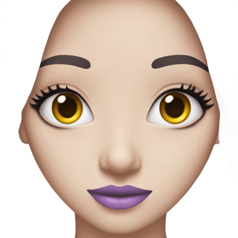 pastel purple mascara  emoji