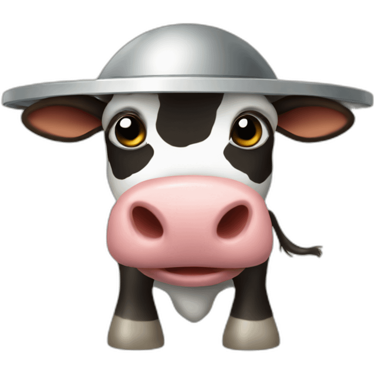 Ufo kidnaping cow emoji