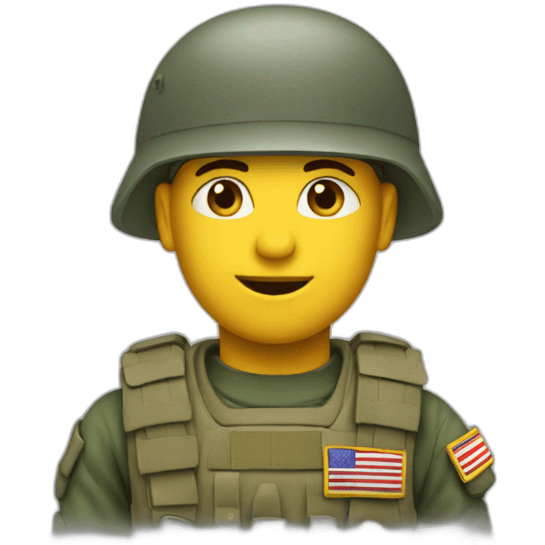 Soldier salut emoji