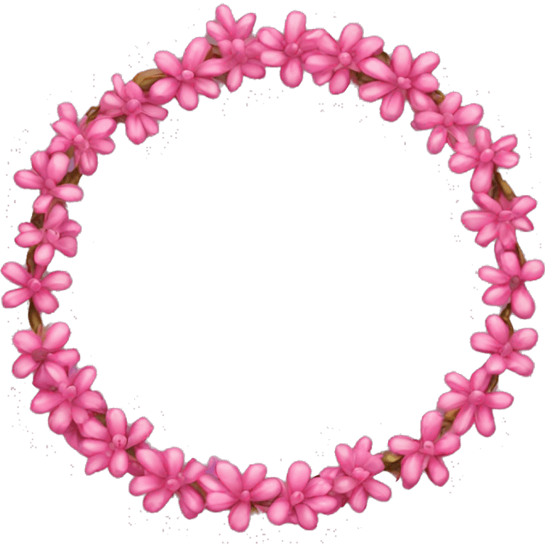 pink garland emoji