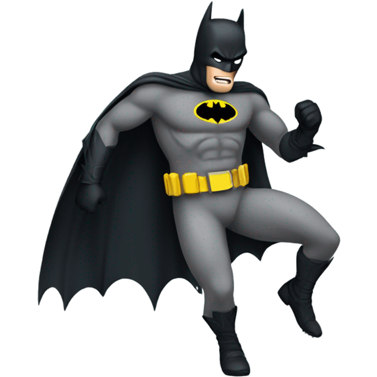 batman doing the stanky leg  emoji