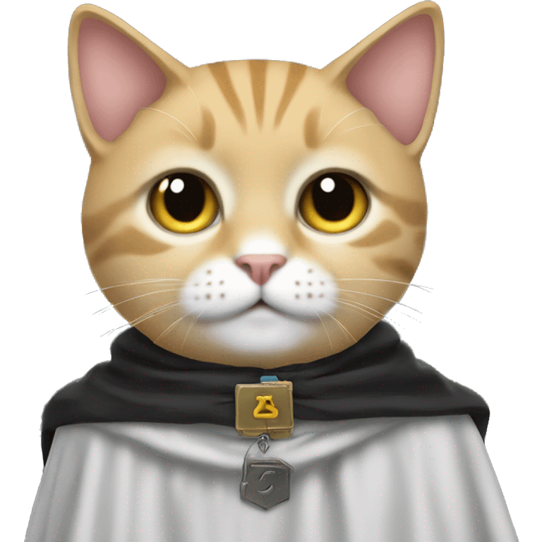  JR crypto writing cape-wearing cat emoji