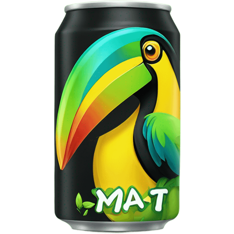 Thai lime toucan Energy Drink can  emoji