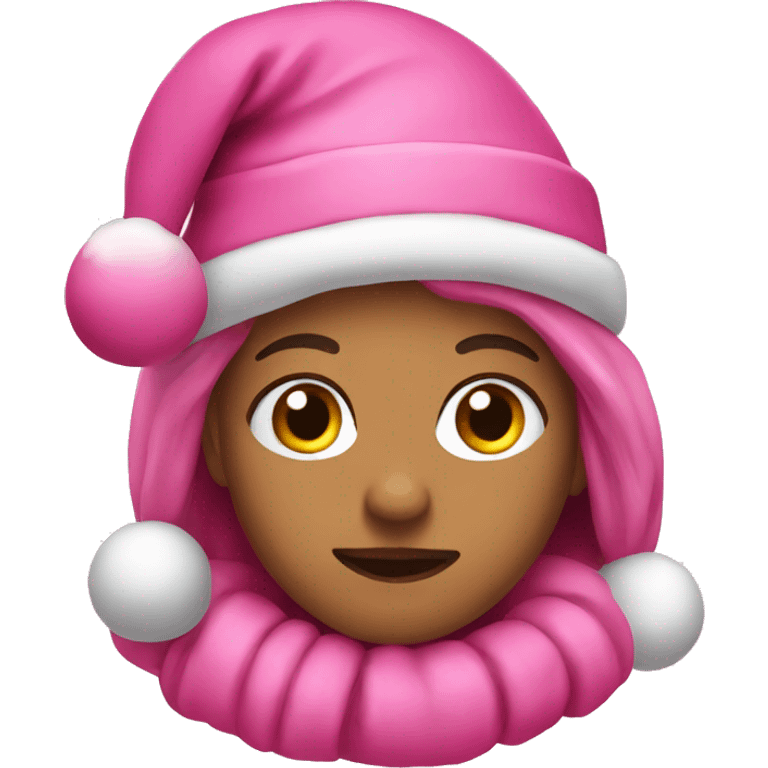 pink christmas  emoji