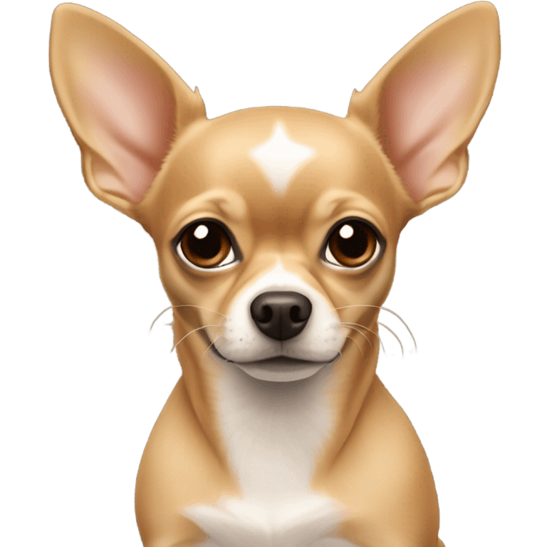 A only light brown Chihuahua ￼with no markings  emoji