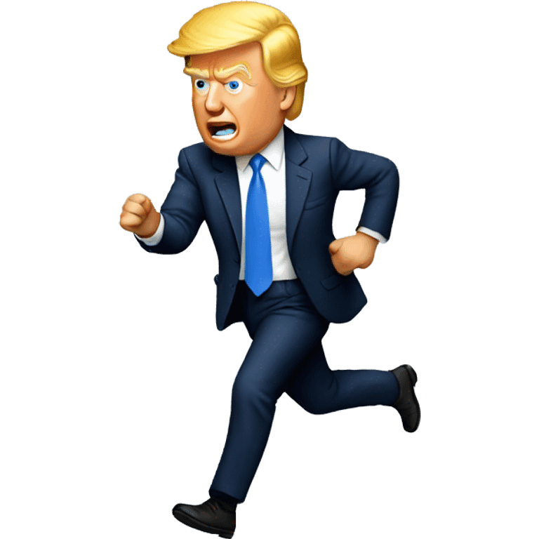 Trump running emoji