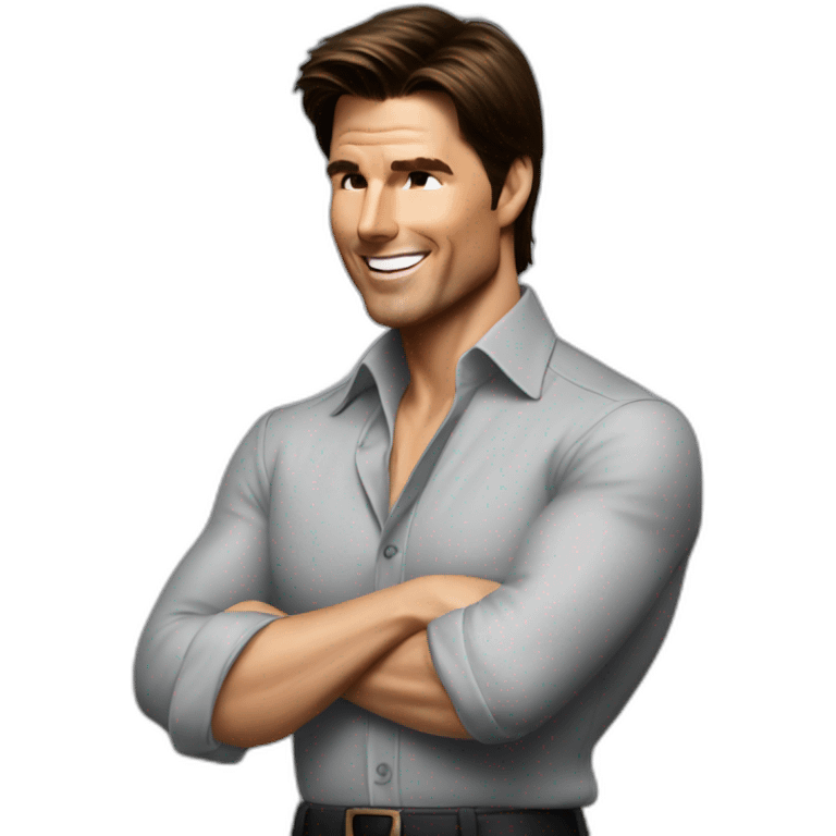 Tom cruise dancing to Barbie song emoji