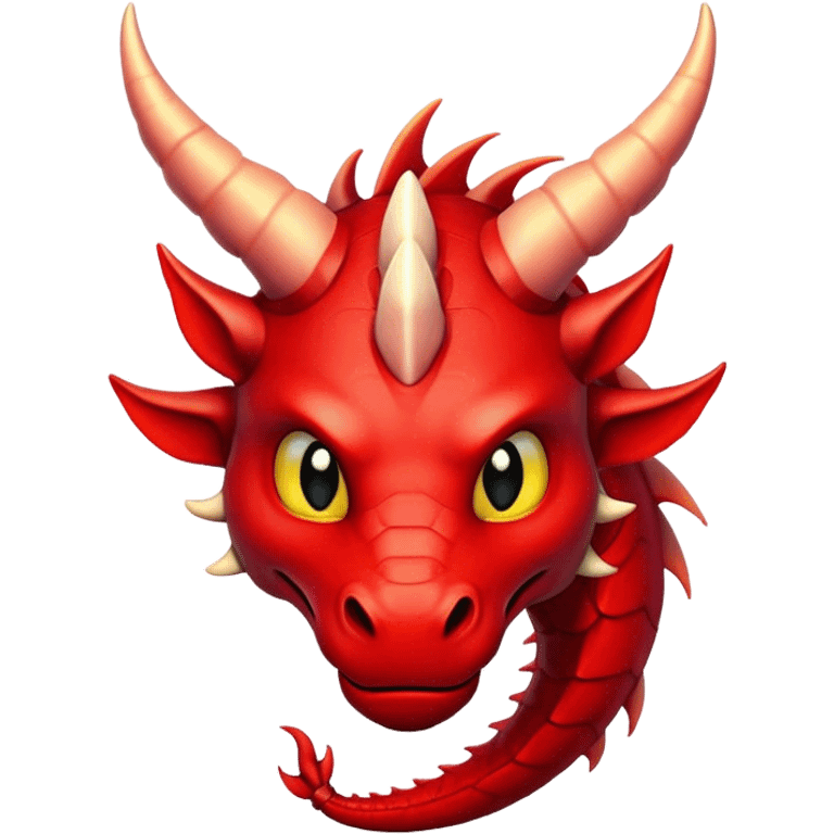 red dragon with horns emoji