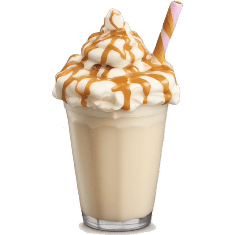 Caramel milkshake  emoji