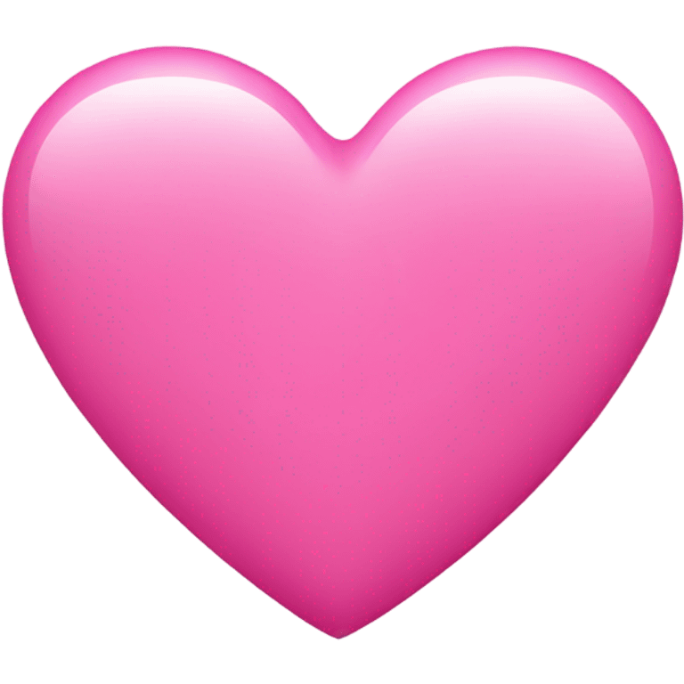 Pink hart emoji