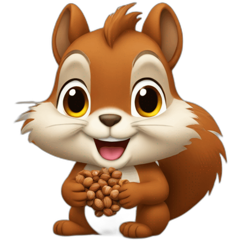 squirrel with mouth full of nuts emoji