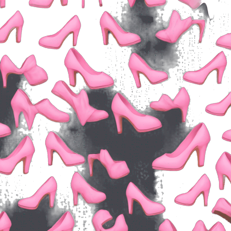 Pink heels emoji