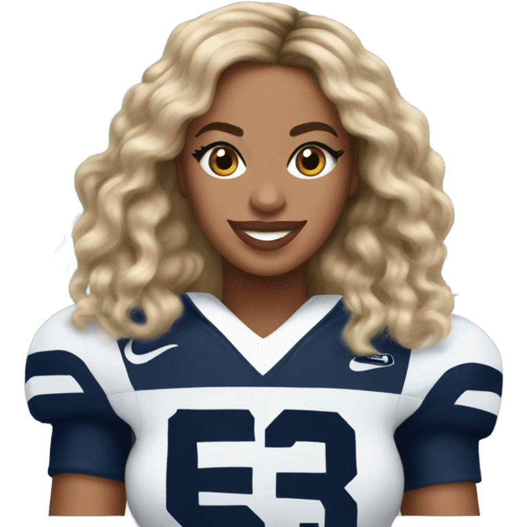 beyoncé penn state jersey emoji