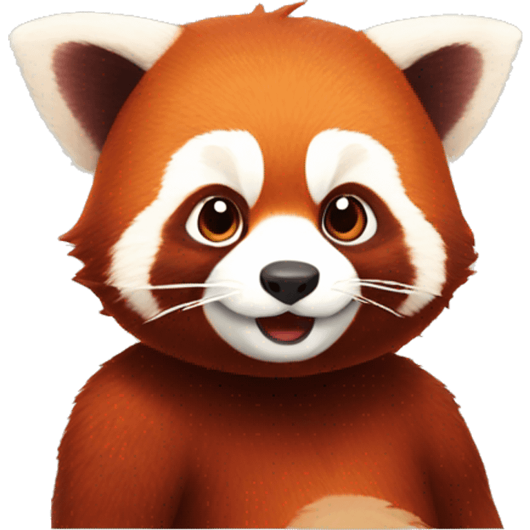 red panda that plays go game emoji