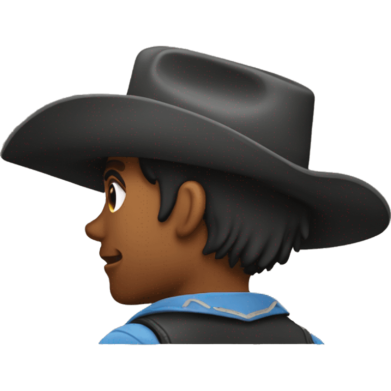 cowboy from behind emoji