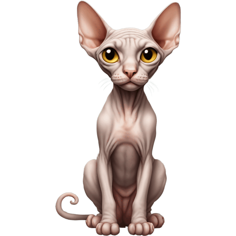 Sphynx cat emoji