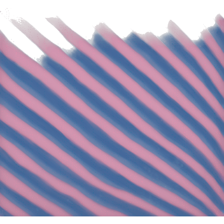 pink and blue striped heart emoji