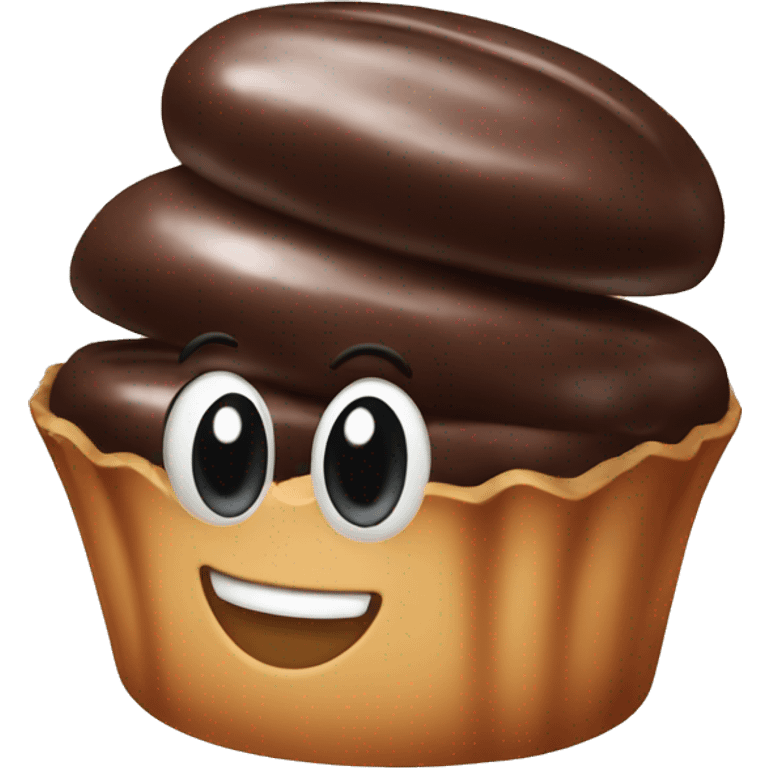 Chocolate pastry emoji