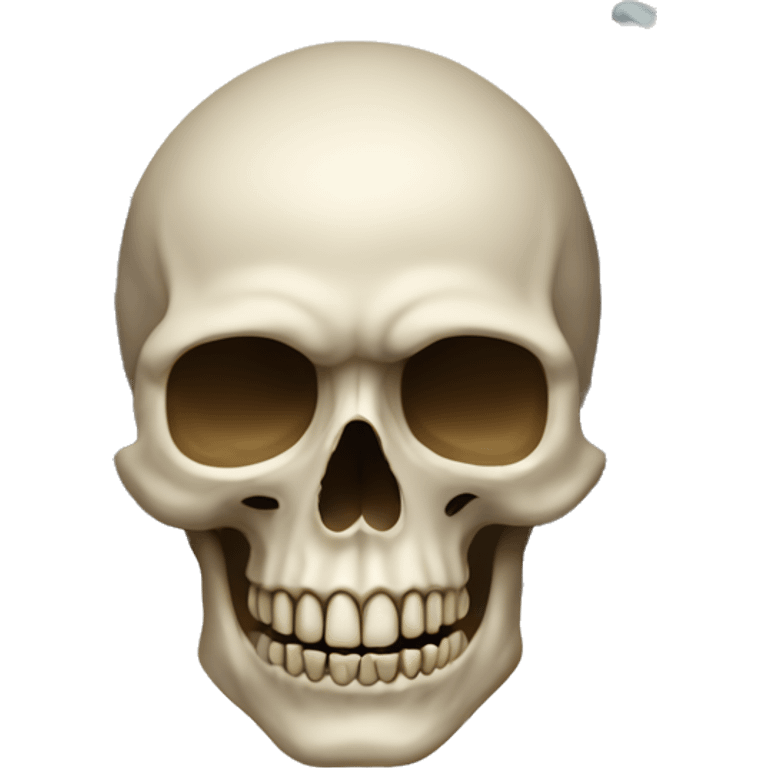 scull with wings emoji