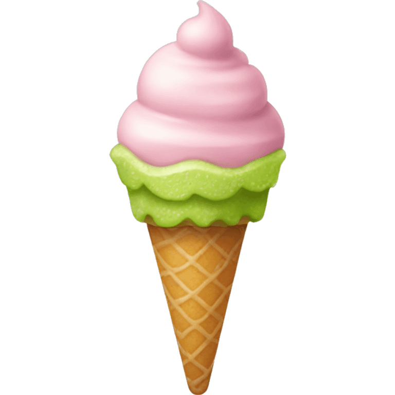 Ice creme lime  emoji