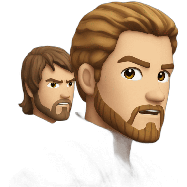 Anakin vs obi-wan battle ep 3 emoji