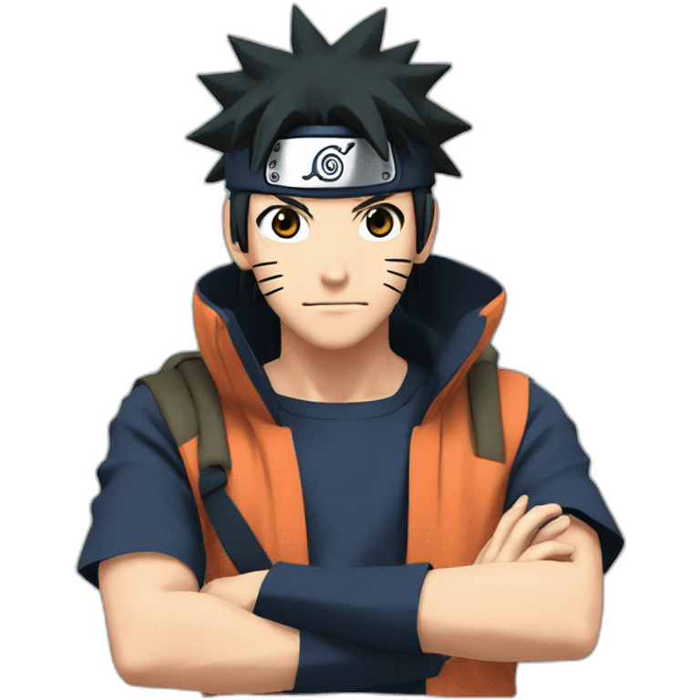 Naruto with kuruma  emoji