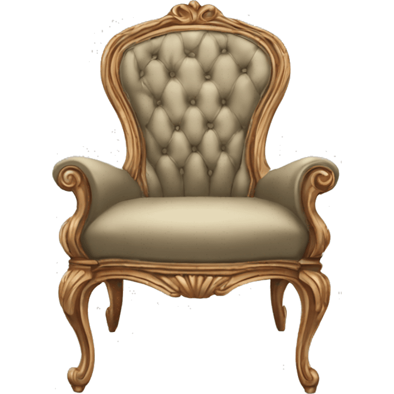 Victorian chair emoji