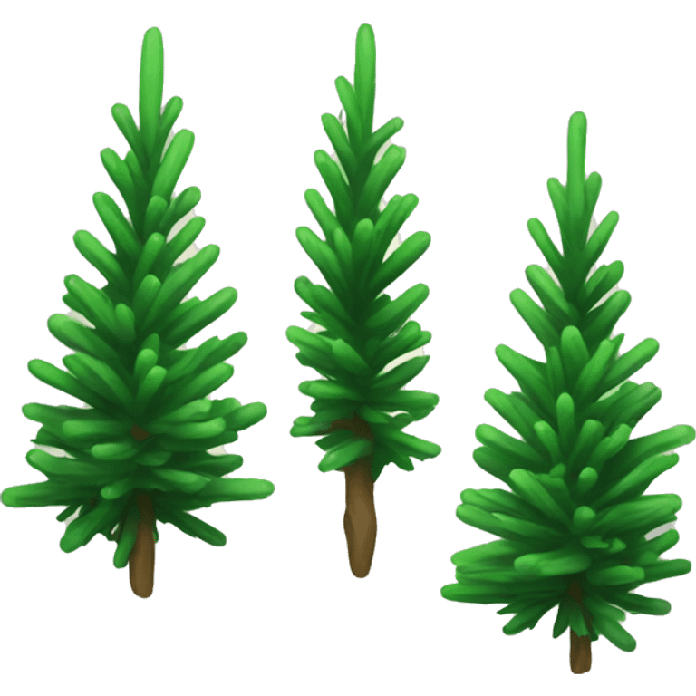 Evergreen needles emoji