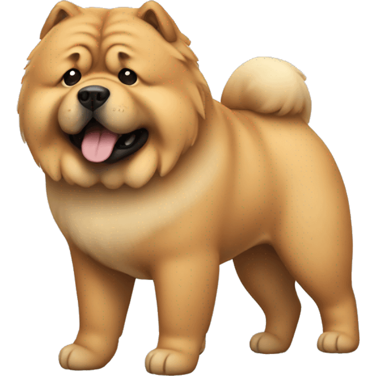 Chow-chow dog emoji