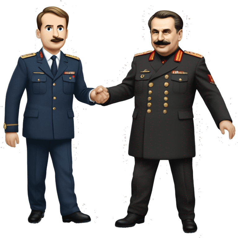 Macron et Stalin qui dansent d kalinka emoji