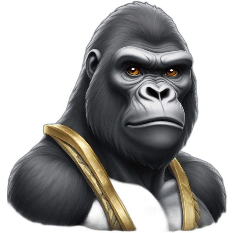 Silverback Gorilla King emoji