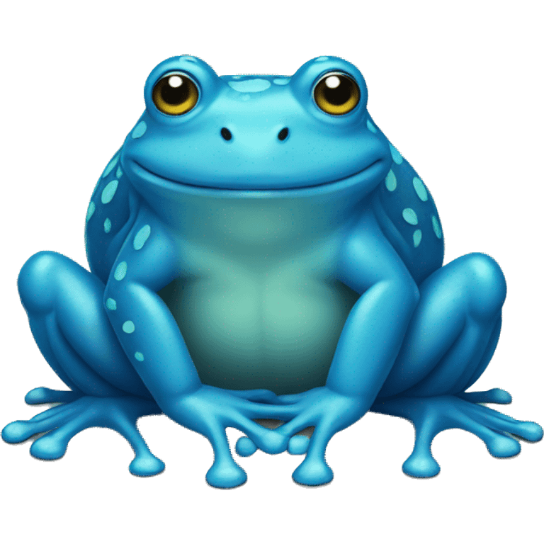 blue frog emoji