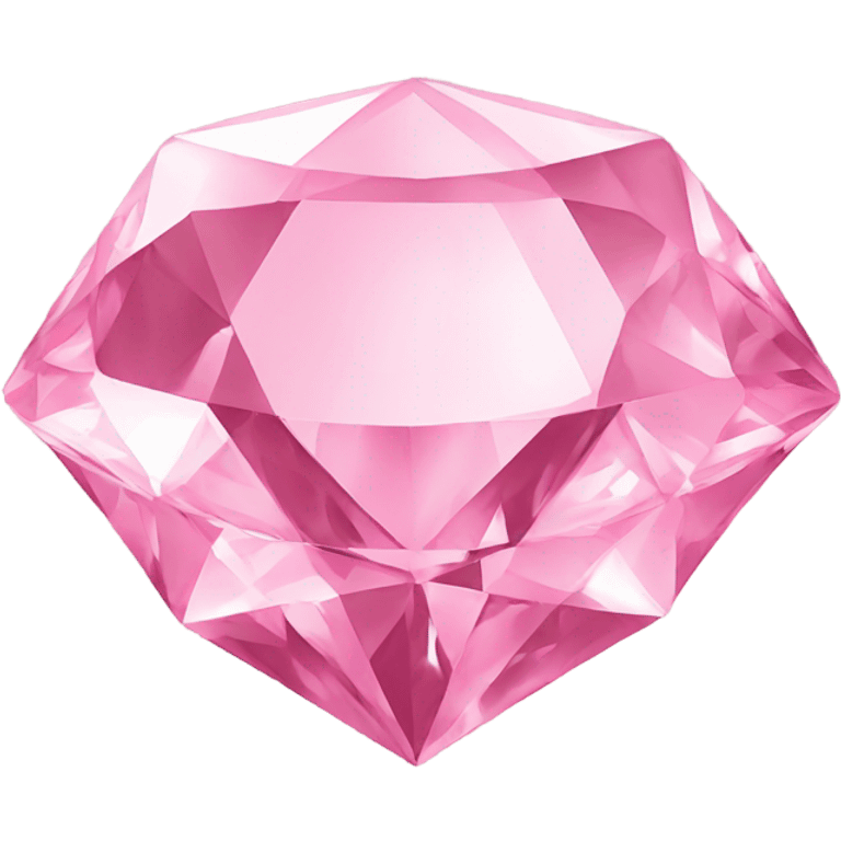 Pink diamond ring emoji