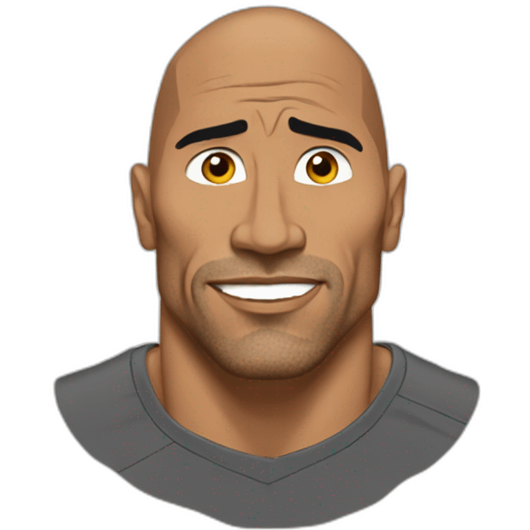 The rock sus meme emoji