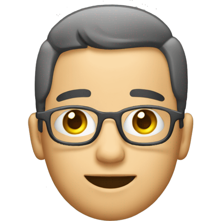 Menino moreno com fone de ouvido emoji