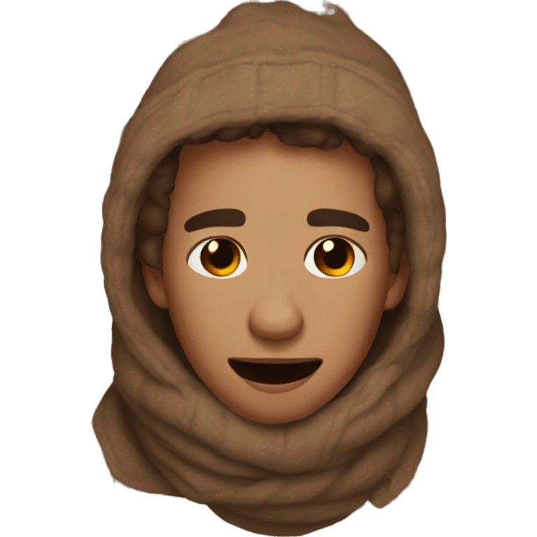 Brown cozy  emoji