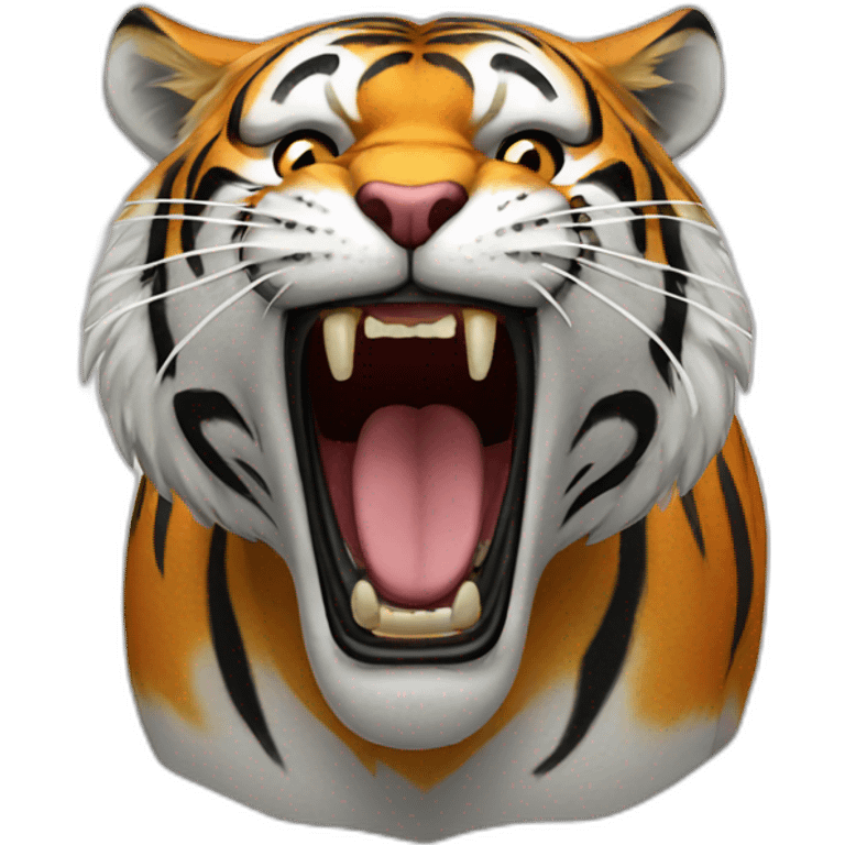 roaring tiger emoji