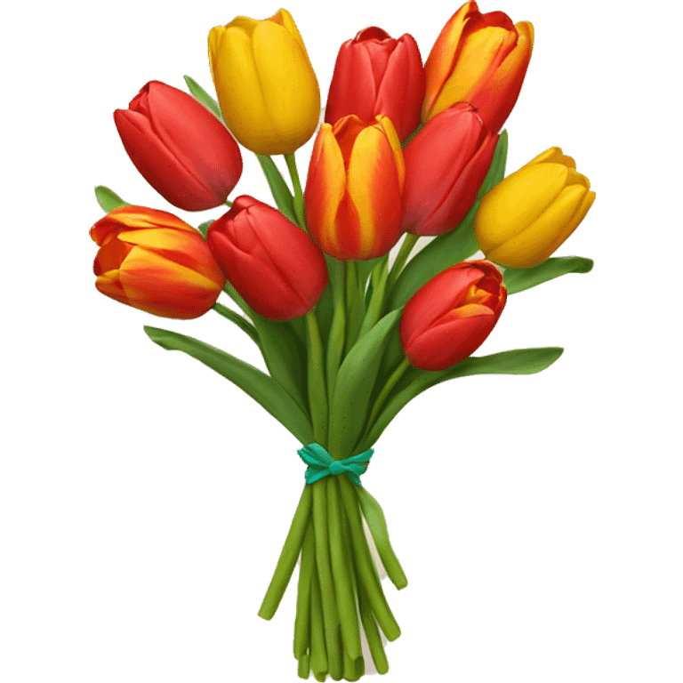 tulip bouquet emoji