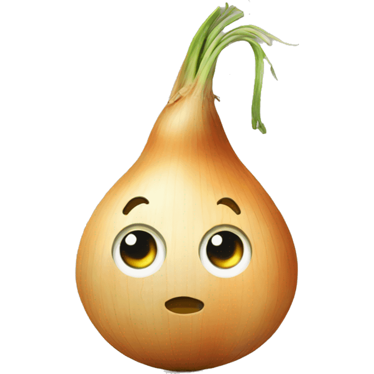 Onion with hat emoji