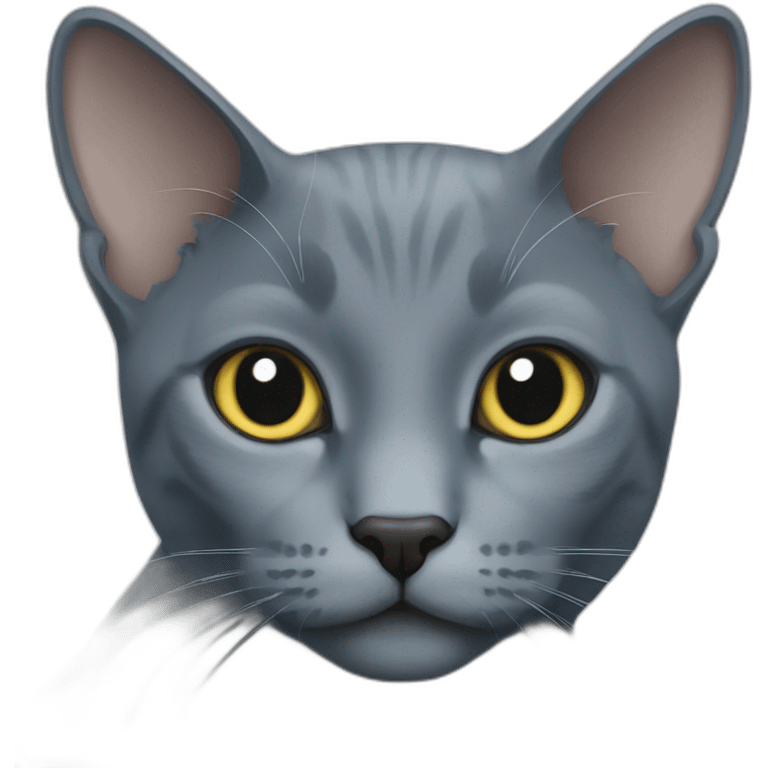 Russian blue cat emoji