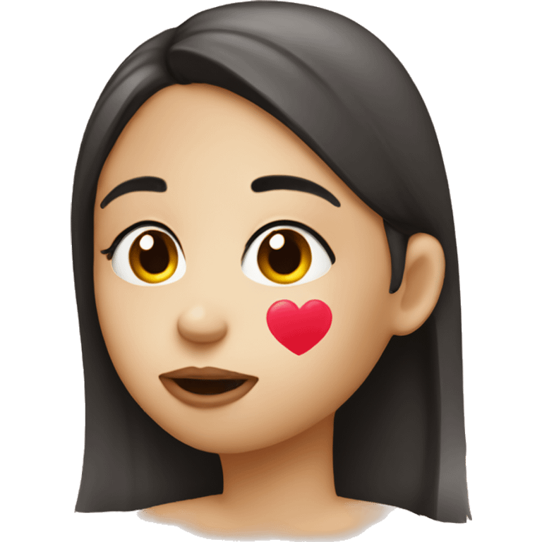 Girl sending a kiss  emoji