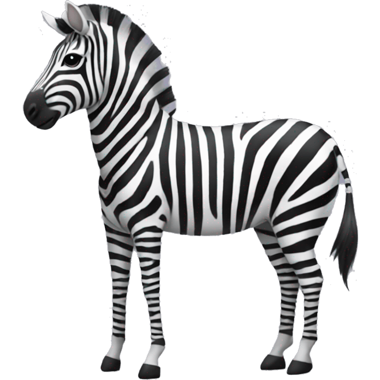 Zebra with heels emoji