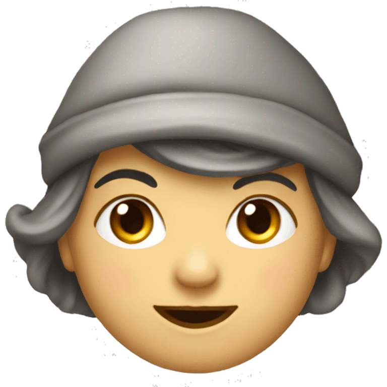 Enfant bonnet Noël  emoji