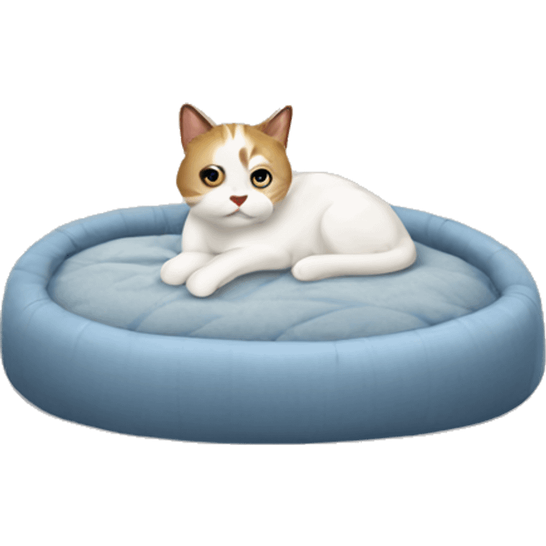 Annoying cat bed emoji