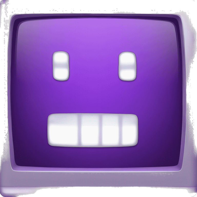 purple lcd screen emoji