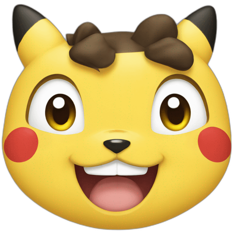 Pikachu face emoji