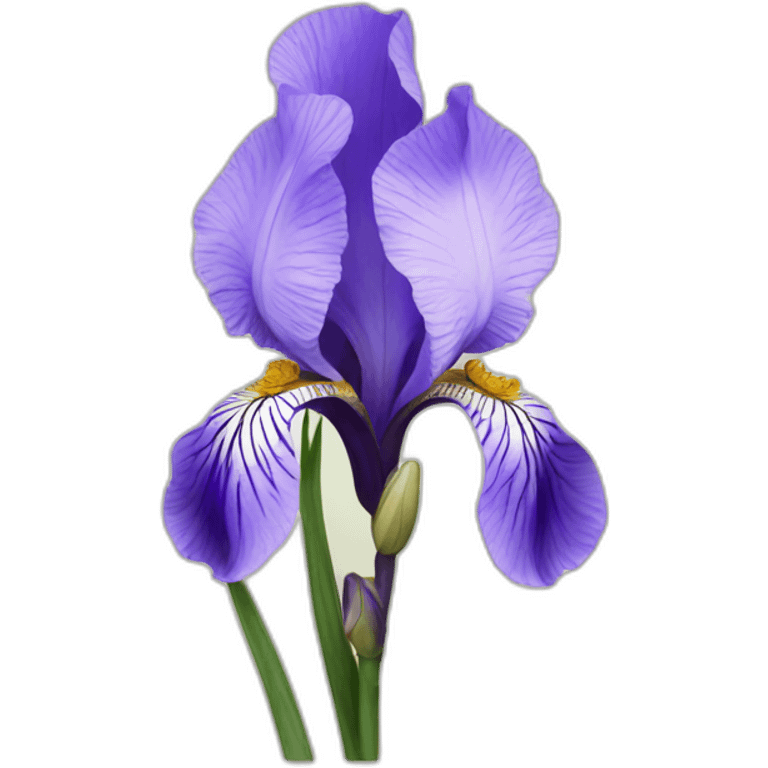 iris flora in anemone emoji