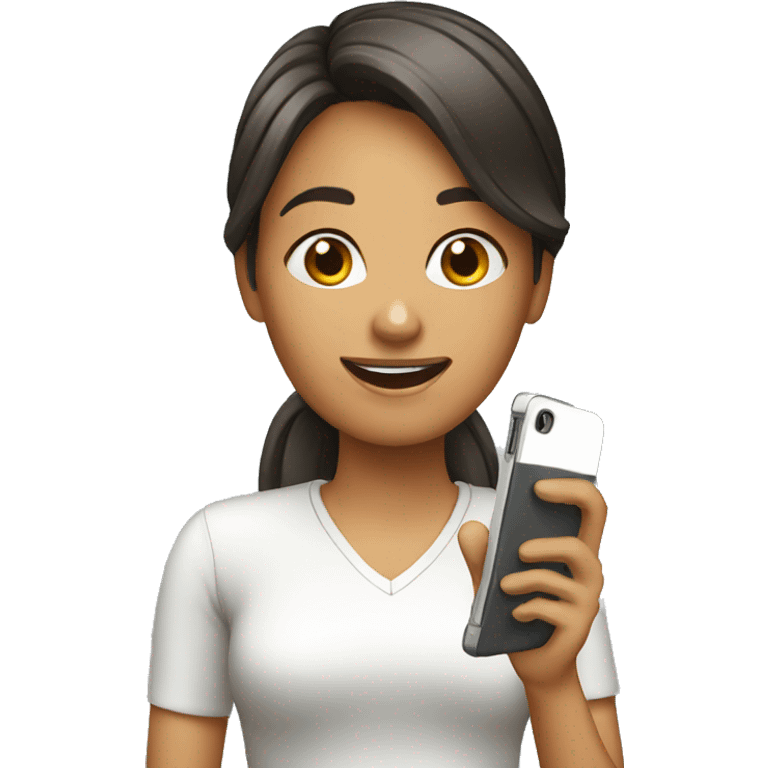 speaking mobile phone girl emoji