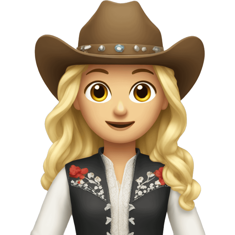 two norwegian brides cowboy emoji