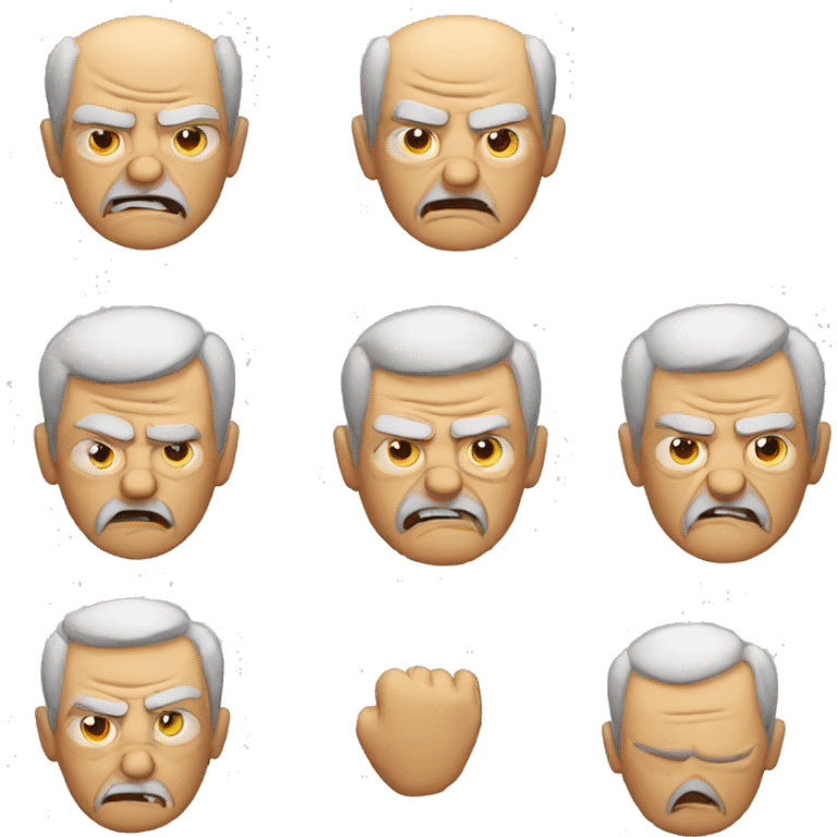 angry old man emoji